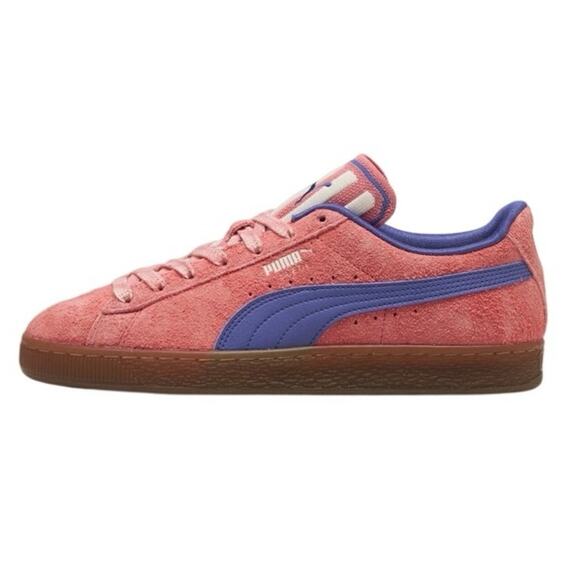 Puma Suede Supertifo Mens Pink & Purple Suede Lifestyle Sneakers Shoes Size 12 - Picture 7 of 8